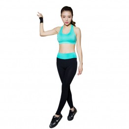 Women Yoga Sets Shirt + Bra + Leggings Fitness Workout Clothing Women's Gym Sports Running Girls Slim Pants Sport Suit T006BB