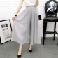 Womens Trousers 2017 Summer Fashion Chiffon Pants Loose Casual Solid Color High Waist Pants pleated Wide Leg Pants Female Bottom32803901409