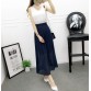 Womens Trousers 2017 Summer Fashion Chiffon Pants Loose Casual Solid Color High Waist Pants pleated Wide Leg Pants Female Bottom
