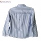 XINGUANGYA Striped shirt 2017 fashion shirts in summer Ms. Leisure coat blue stripes women&#39;s leisure shirt leisure street style32804869687
