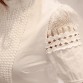 YEYELANA Women Blouses 2017 Spring Summer Long Sleeve Shirt Women White Lace Blouse Camisas Femininas Woman Tops Clothes A00232331491739