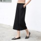 Yichaoyiliang Loose Wide Leg Pants Ankle Length Casual Pants Capri Women Summer Bottoms High Waist Trousers Female Black Pants32800271533
