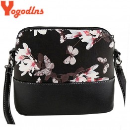 Yogodlns New 2017 women messenger bags famous brand shell package women shoulder bag leather handbag Women pouch