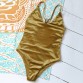 ZAFUL One Piece Swimsuit 2017 Sexy Swimwear Women Bathing Suit Criss Back Reversible Pleuche Summer Beachwear Monokini Swimsuit32779916008