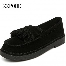 ZZPOHE Spring autumn new women casual shoes soft bottom non-slip mom handmade wild fashion comfortable Women's Flat Shoes