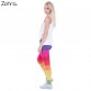 Zohra Autumn Winter Leggings Printed Women Legging Colorful Triangles Rainbow Legins High Waist Elastic Leggins Silm Women Pants32734263951