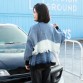 [soonyour] 2017 spring new denim jacket female stitching large size women loose loose coat A0010532793723478