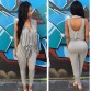 summer hip hop harem pants bottom 2015 plus size Jumpsuits & Rompers for women sexy palazzo pants soft loose trousers black grey