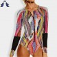 swimsuit women one piece swimsuit  long sleeve Plus Size swimwear women sexy Swimwear one piece bathing suits swimming suit32644046303