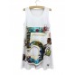 the happy forest deer squirrel birds animal printed dress new trendy 2015 summer women dress cheap 3d printed tops