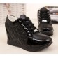 women Shoes Hidden Heels Wedge shoes Fashion Women's  causal Women  Rhinestone Shoes 5A103